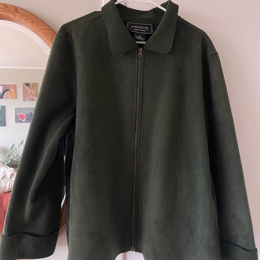 Coaco Green Zip-Up Jacket